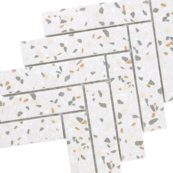 mozaika JODEŁKA XL CONFETTI TERRAZZO MAT- RAW DECOR 247,0 x 209,0 mm