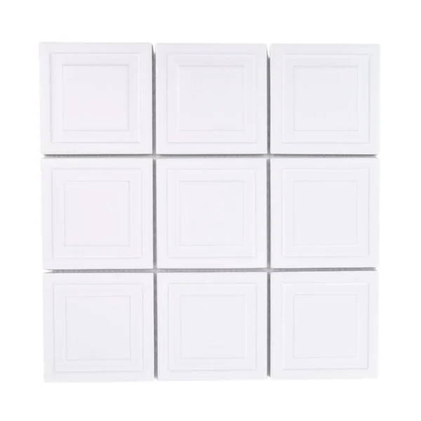 mozaika FRAME BIAŁY MAT - RAW DECOR 296,0 x 296,0 mm