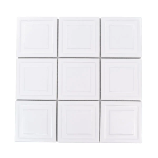 mozaika FRAME BIAŁY POŁYSK - RAW DECOR 296,0 x 296,0 mm
