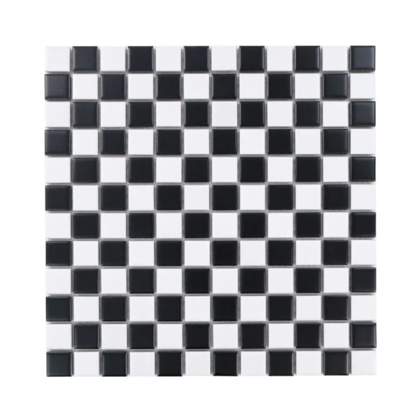 mozaika MINI CUBIC SZACHOWNICA MAT - RAW DECOR 298,0 x 298,0 mm